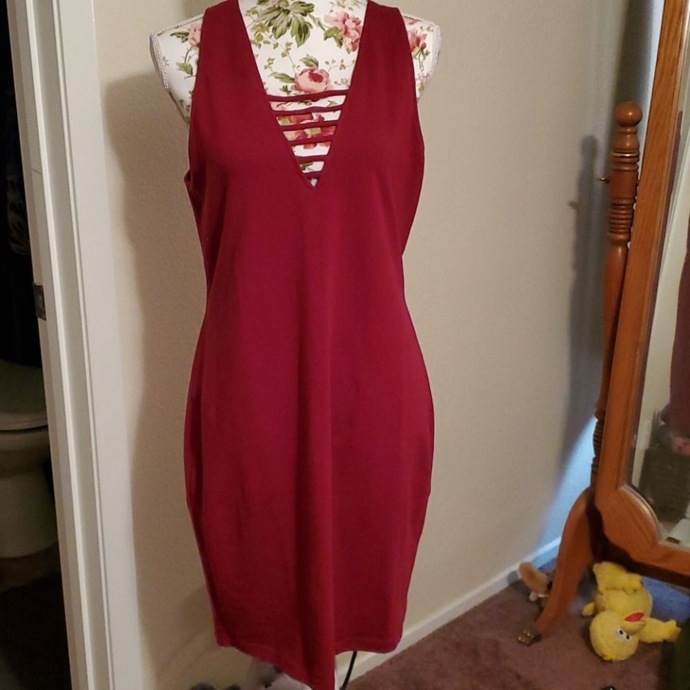 Red dress